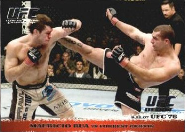 Mauricio Rua / Forrest Griffin 2009 Topps UFC Round 1 Base #70 Red