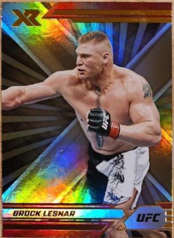Brock Lesnar 2022 Panini Chronicles UFC Base XR #283 Bronze