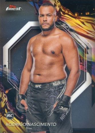 Rodrigo Nascimento 2024 Topps Finest UFC Base Uncommon #195 Refractor