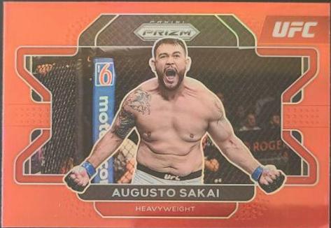 Augusto Sakai 2022 Panini Prizm UFC Base #7 Red