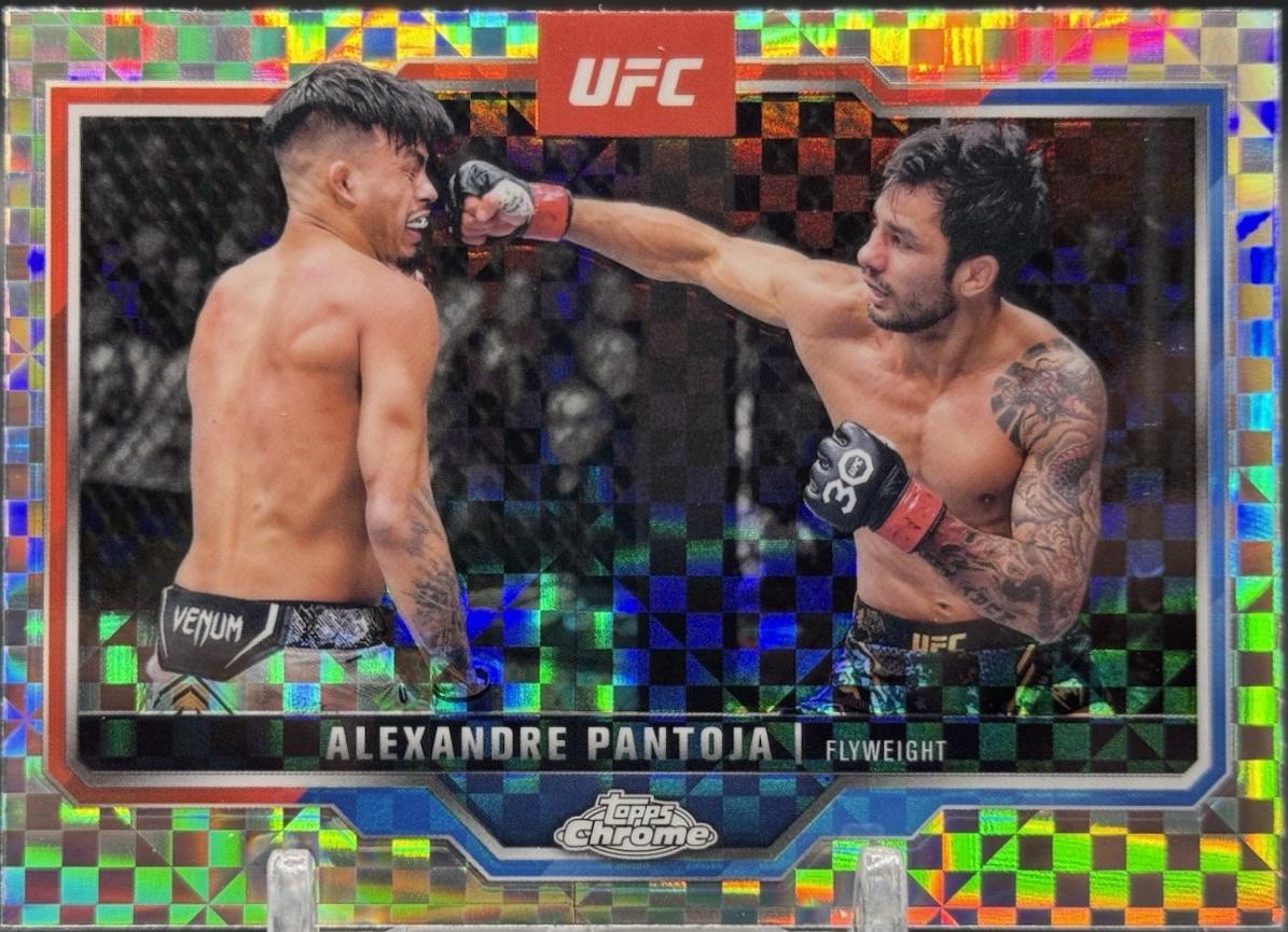Alexandre Pantoja 2025 Topps Chrome UFC Base #188 X-Fractor