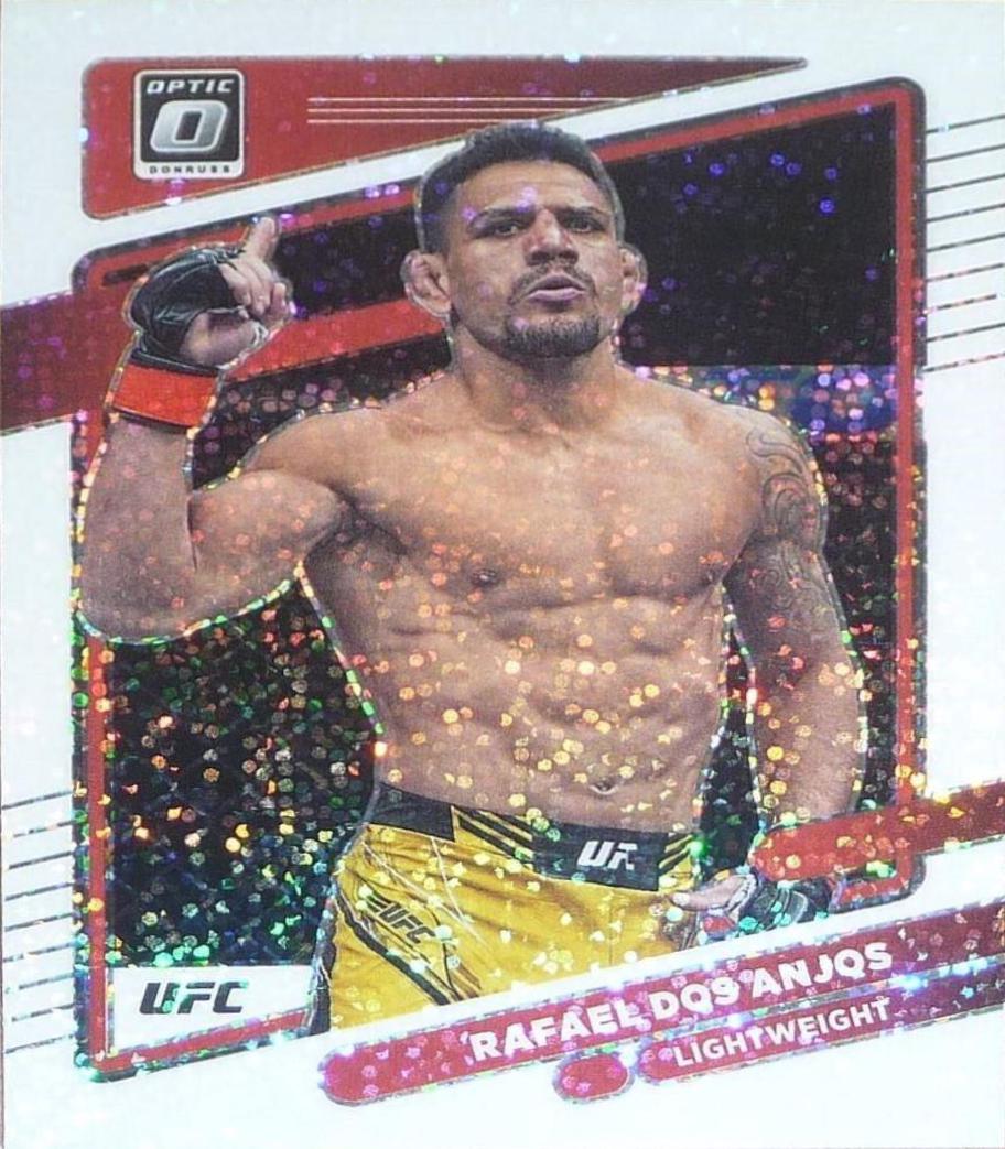 Rafael Dos Anjos 2022 Panini Donruss Optic UFC Base #43 White Sparkle