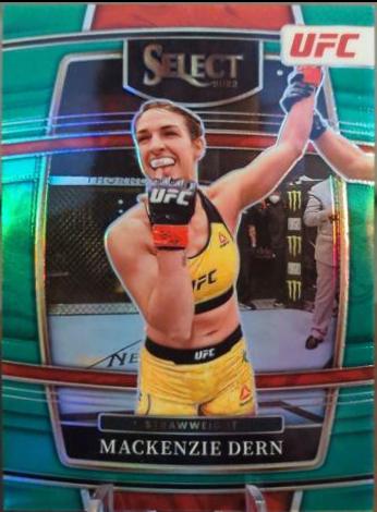 Mackenzie Dern 2022 Panini Select UFC Concourse #10 Green