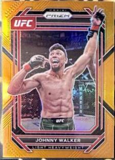 Johnny Walker 2023 Panini Prizm UFC Base #169 Orange