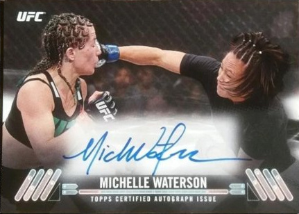 Michelle Waterson-Gomez 2017 Topps UFC Knockout Knockout Autographs #KA-MW Red