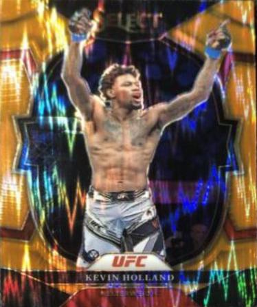 Kevin Holland 2023 Panini Select UFC Concourse #87 Orange Flash