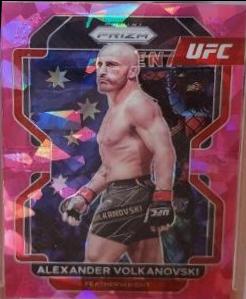 Alexander Volkanovski 2022 Panini Prizm UFC Base #147 Pink Ice