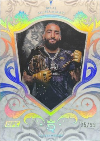 Belal Muhammad 2025 Topps Royalty UFC Base #37 Red