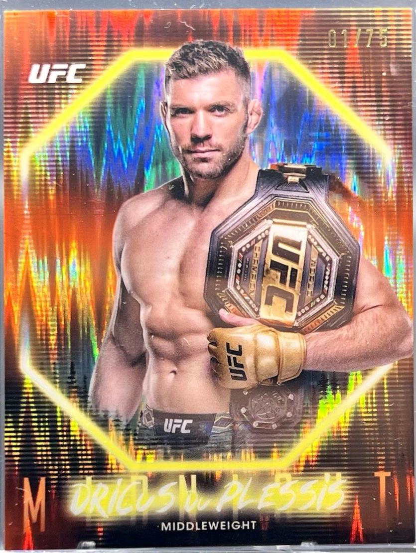 Dricus Du Plessis 2025 Topps Midnight UFC Base #13 Dusk
