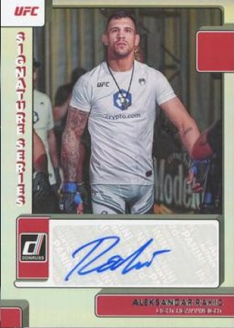 Aleksandar Rakic 2023 Panini Donruss UFC Signature Series #5 Black