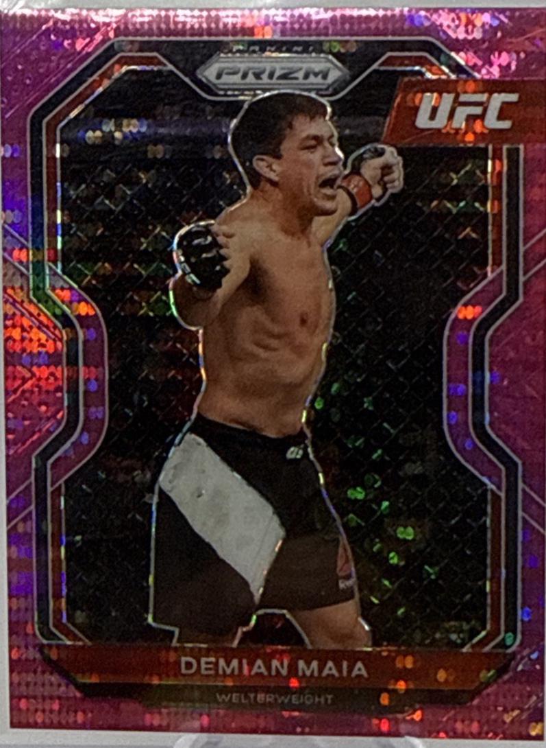 Demian Maia 2021 Panini Prizm UFC Base #90 Purple