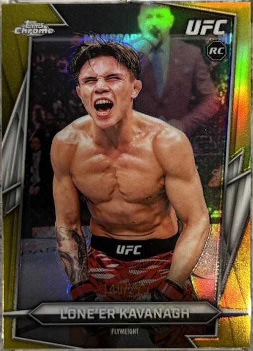 Lone'er Kavanagh 2026 Topps Chrome UFC Base #151 Gold Refractor