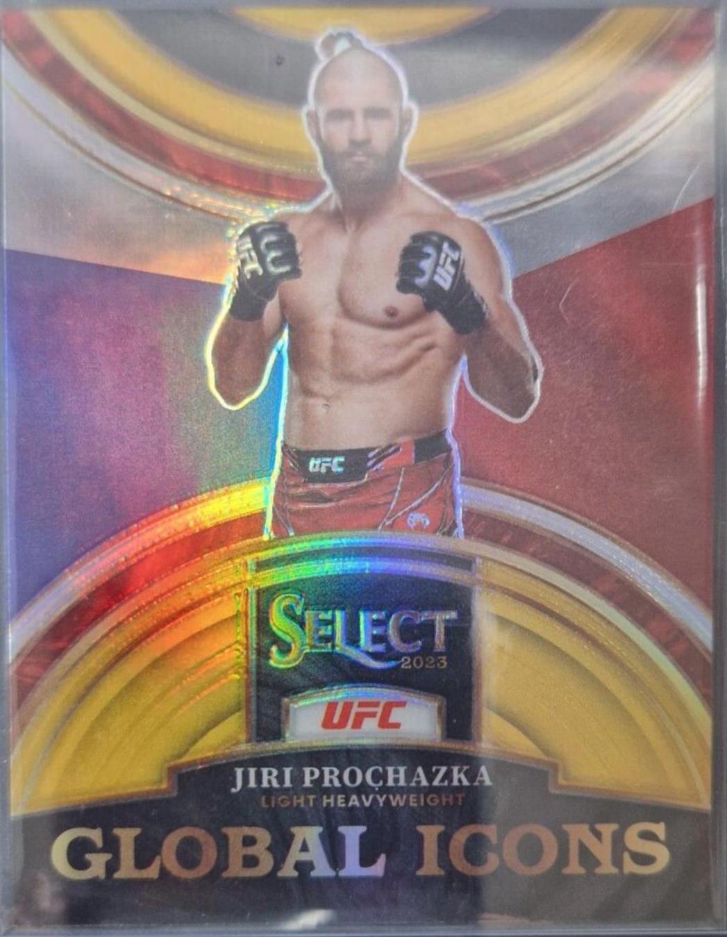 Jiri Prochazka 2023 Panini Select UFC Global Icons #7 Gold