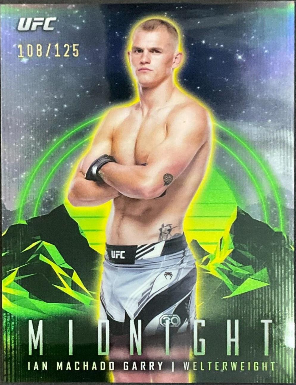 Ian Machado Garry 2024 Topps Midnight UFC Base #13 Morning