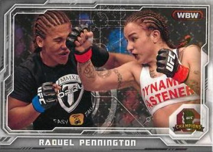 Raquel Pennington 2014 Topps UFC Champions Base #179 Gold Champions Predictor