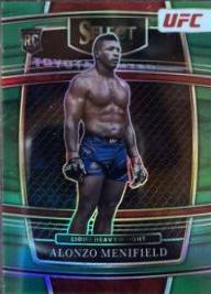Alonzo Menifield 2022 Panini Select UFC Concourse #4 Green