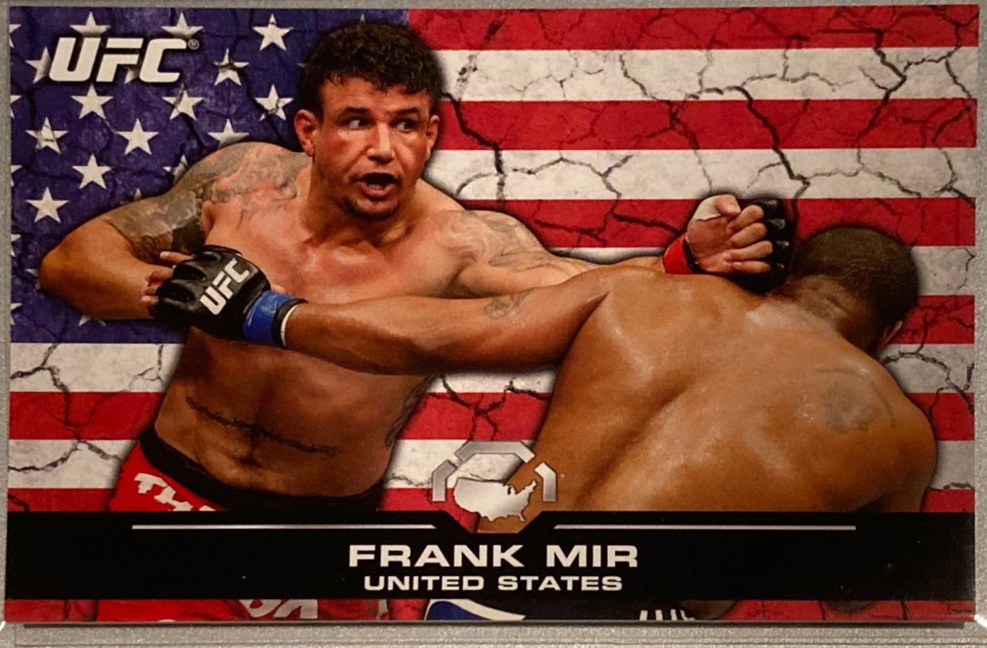 Frank Mir 2013 Topps UFC Bloodlines Base #123 Flag