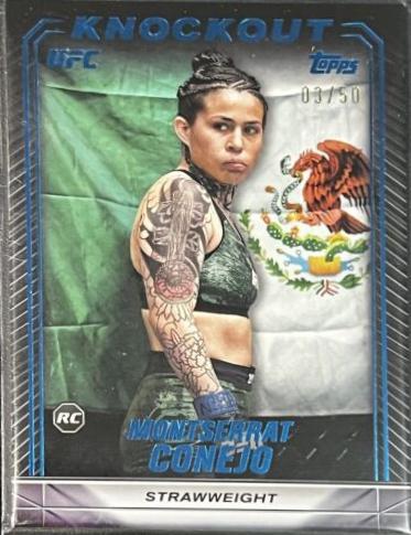 Montserrat Conejo 2024 Topps Knockout UFC Base #23 Blue
