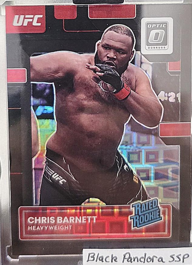 Chris Barnett 2023 Panini Donruss Optic UFC Base #112 Black Pandora