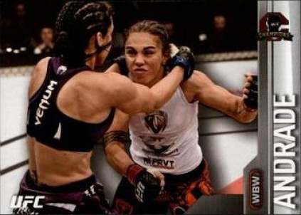 Jessica Andrade 2015 Topps UFC Champions Base #60 Platinum