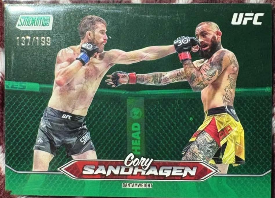 Cory Sandhagen 2025 Topps Stadium Club UFC Base #7 Green