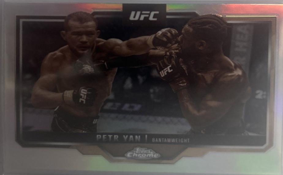 Petr Yan 2025 Topps Chrome UFC Base #116 Sepia Refractor