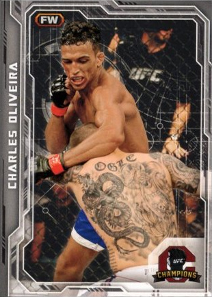 Charles Oliveira 2014 Topps UFC Champions Base #117 Gold Champions Predictor