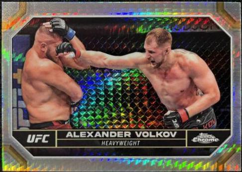 Alexander Volkov 2024 Topps Chrome UFC Base #8 Prism Refractor