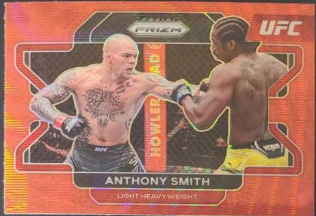 Anthony Smith 2022 Panini Prizm UFC Base #85 Ruby Wave