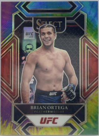 Brian Ortega 2022 Panini Select UFC Mezzanine #348 Tie Dye