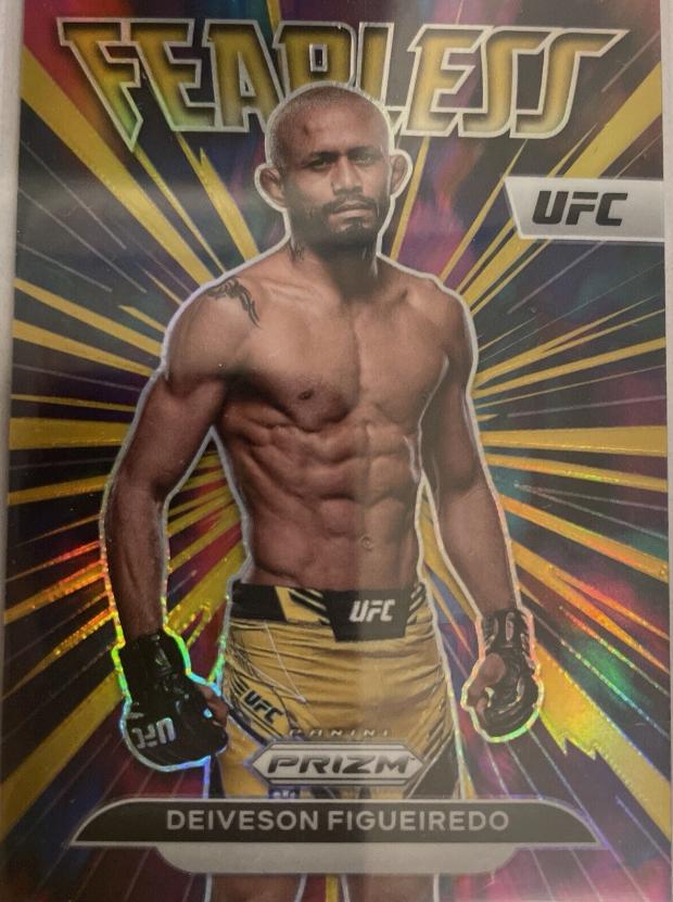 Deiveson Figueiredo 2023 Panini Prizm UFC Fearless #19 Gold