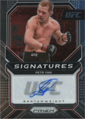 Petr Yan 2021 Panini Prizm UFC Signatures #SG-PYN Black