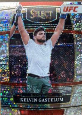 Kelvin Gastelum 2022 Panini Select UFC Concourse #38 Disco