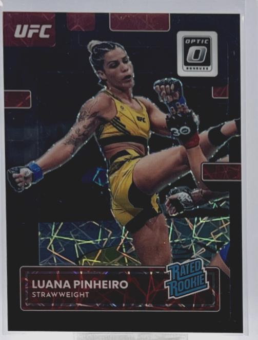 Luana Pinheiro 2023 Panini Donruss Optic UFC Base #119 Black Velocity