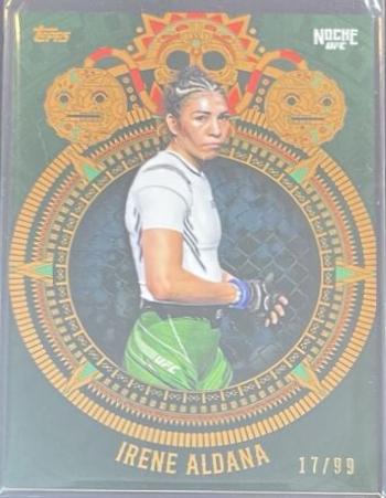 Irene Aldana 2024 Topps Noche UFC Base #9 Green
