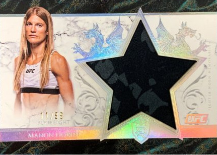 Manon Fiorot 2025 Topps Royalty UFC Star Relics #SR-MF Platinum