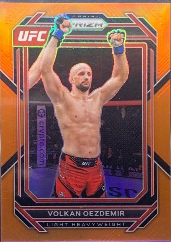 Volkan Oezdemir 2023 Panini Prizm UFC Base #178 Orange