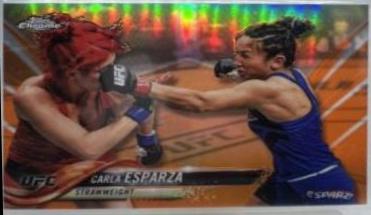 Carla Esparza 2018 Topps Chrome UFC Base #60 Gold