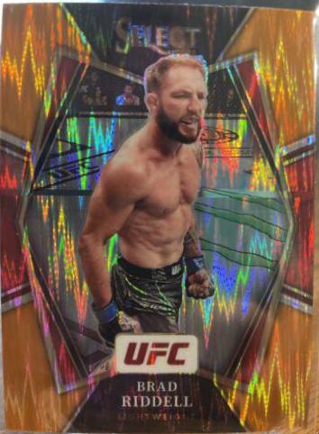 Brad Riddell 2022 Panini Select UFC Premier Level #172 Orange Flash