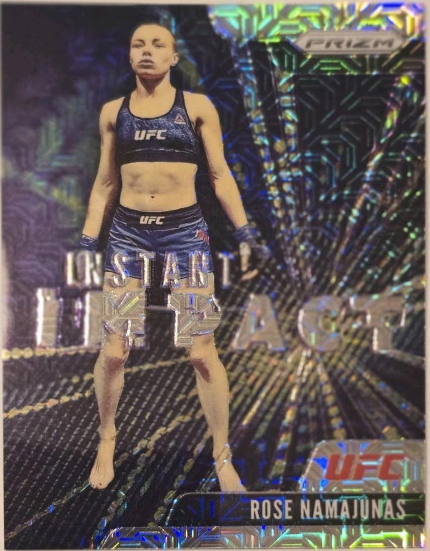 Rose Namajunas 2021 Panini Prizm UFC Instant Impact #16 Mojo