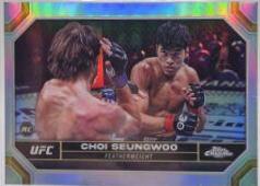 SeungWoo Choi 2024 Topps Chrome UFC Base #147 Refractor