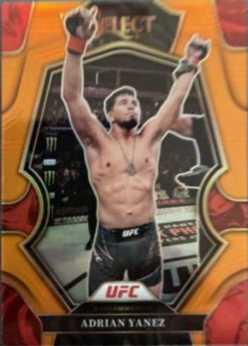 Adrian Yanez 2023 Panini Select UFC Premier Level #108 Orange
