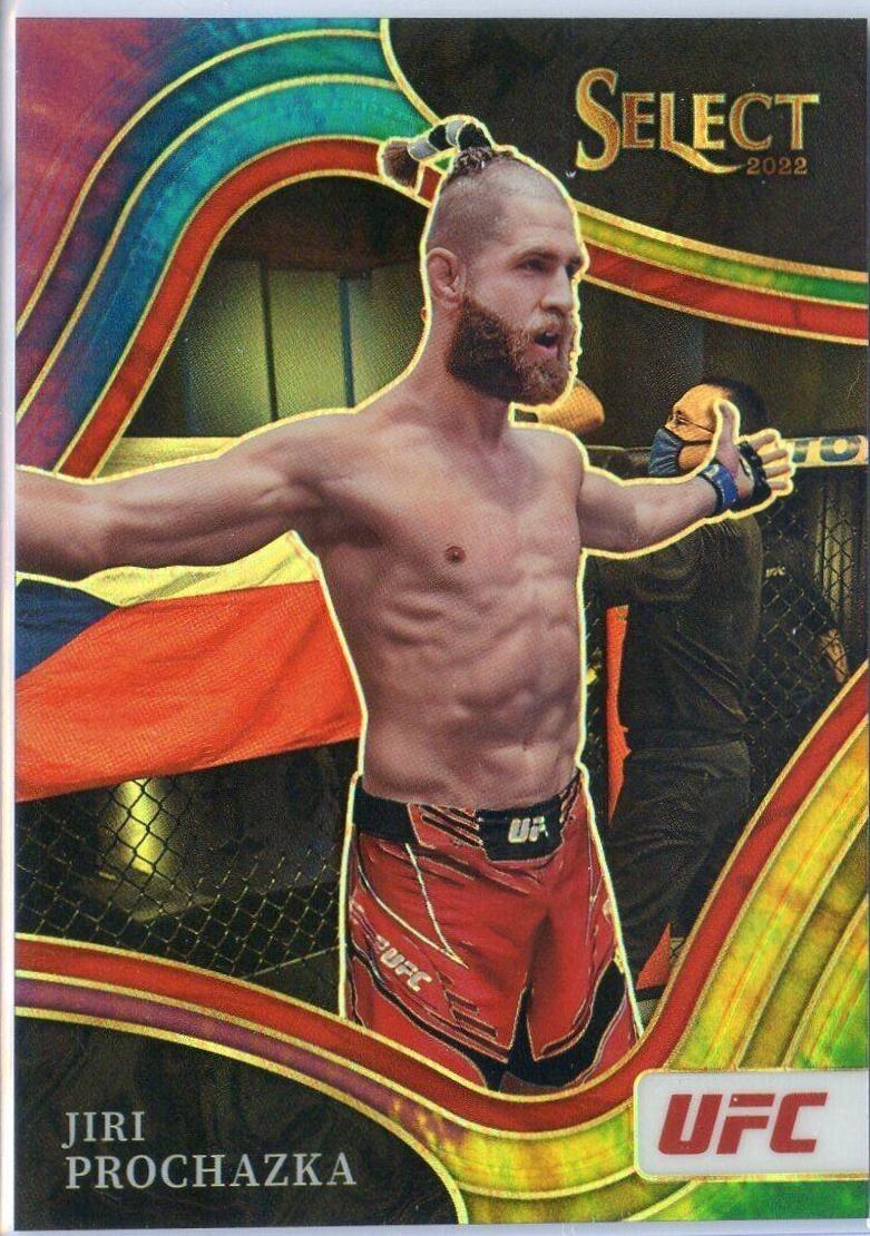 Jiri Prochazka 2022 Panini Select UFC Octagonside #208 Tie Dye