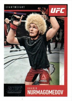 Khabib Nurmagomedov 2021 Panini Chronicles UFC Base Score #98 Asia Gold
