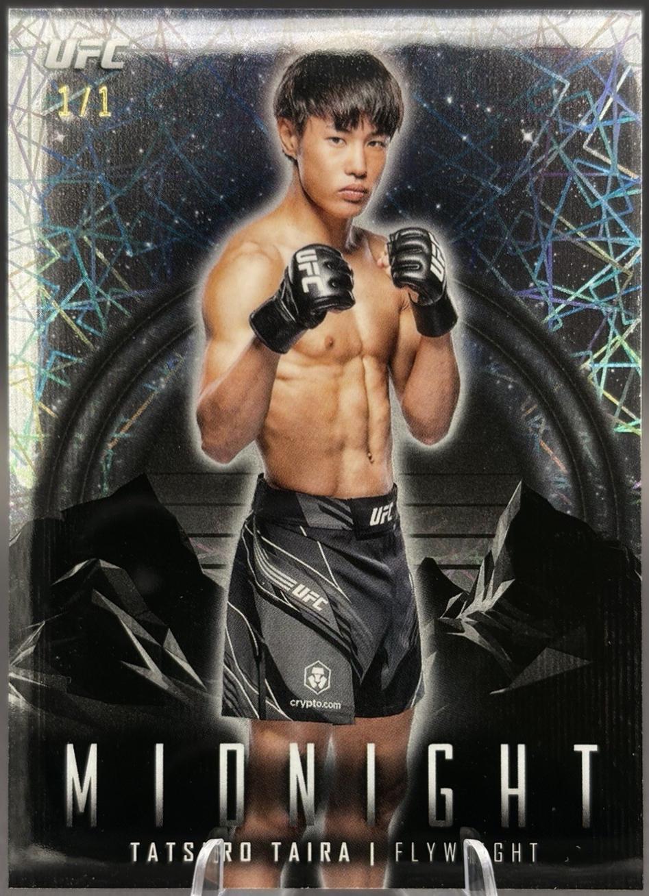 Tatsuro Taira 2024 Topps Midnight UFC Base #63 Black Light