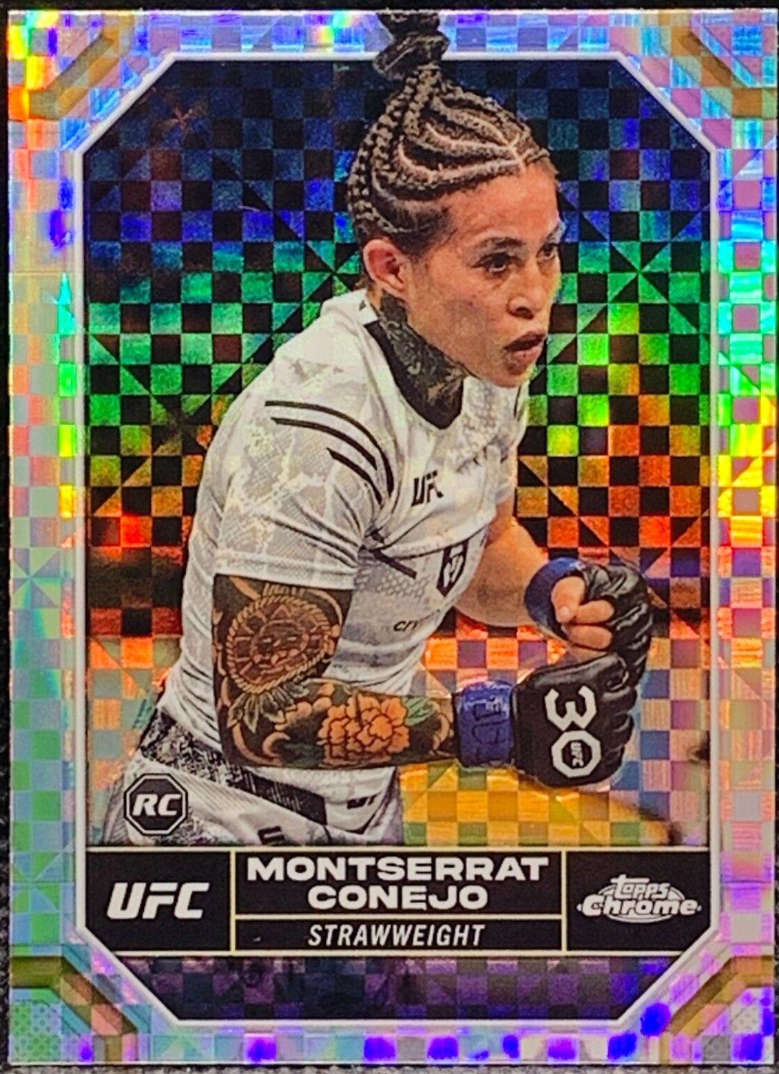 Montserrat Conejo 2024 Topps Chrome UFC Base #66 X-Fractor