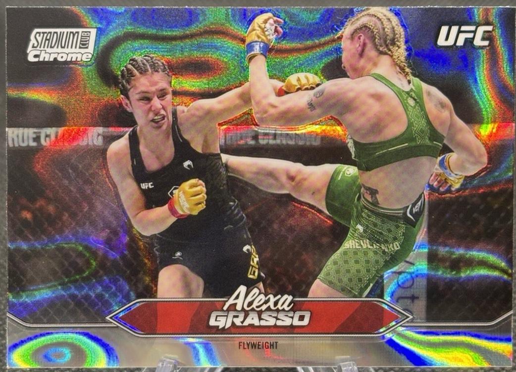 Alexa Grasso 2025 Topps Stadium Club UFC Base Chrome #C-123 Lava