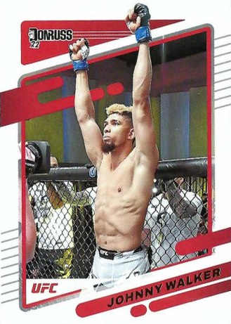 Johnny Walker 2022 Panini Donruss UFC Base #134 Silver