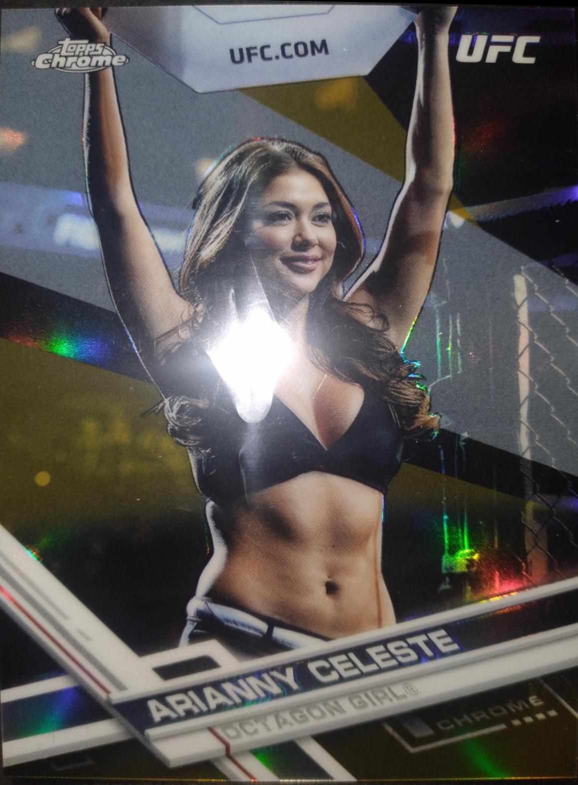 Arianny Celeste 2017 Topps Chrome UFC Base #17 Gold