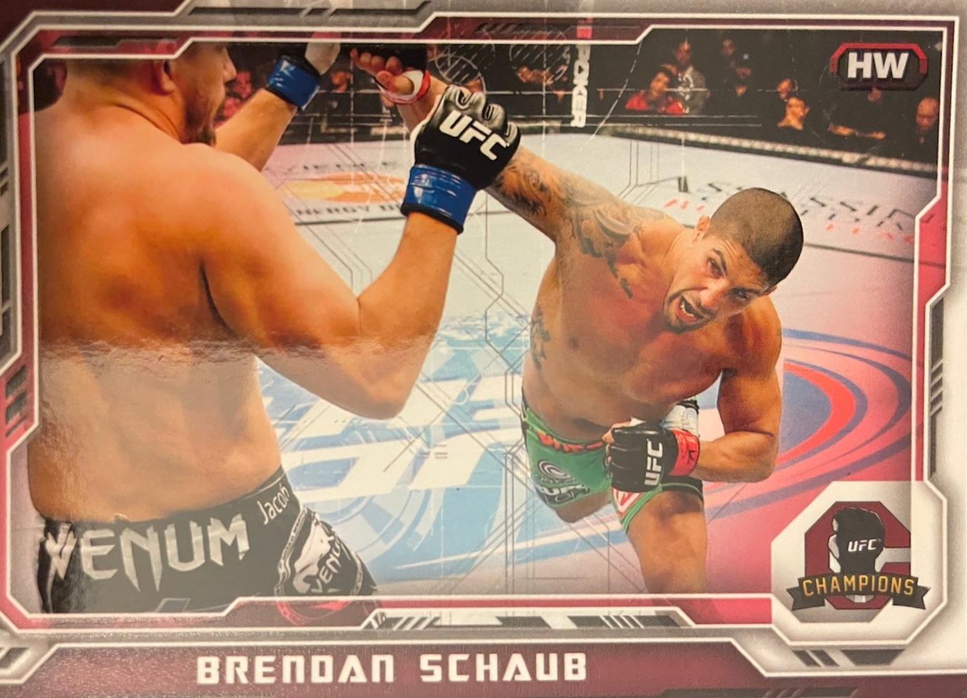 Brendan Schaub 2014 Topps UFC Champions Base #43 Red